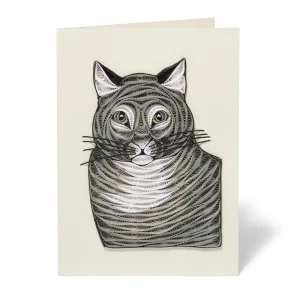 The Favorite Cat Quilled Card*The Met Store Sale