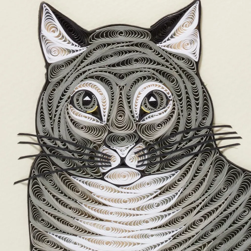 the_favorite_cat_quilled_card_1.webp The Favorite Cat Quilled Card*The Met Store Sale