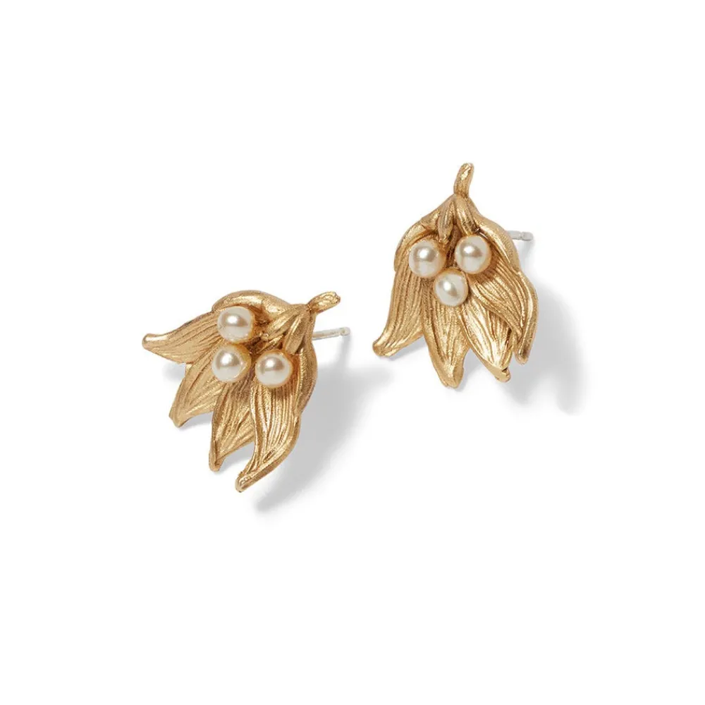 the_met_cloisters_garden_fava_bean_stud_earrings_2.webp The Met Cloisters Garden Fava Bean Stud Earrings*The Met Store Online