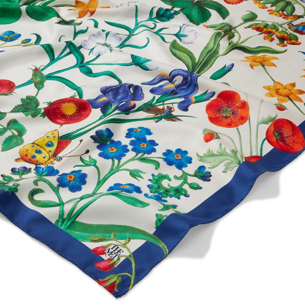 the_met_cloisters_garden_square_silk_scarf_4.webp The Met Cloisters Garden Square Silk Scarf*The Met Store Discount