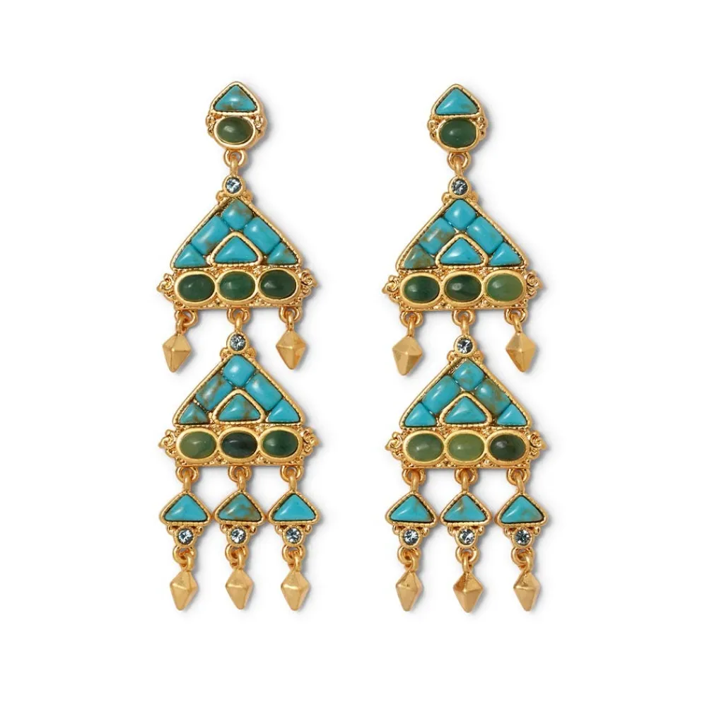 tibetan_mandala_fringe_drop_earrings_0.webp Tibetan Mandala Fringe Drop Earrings*The Met Store Best