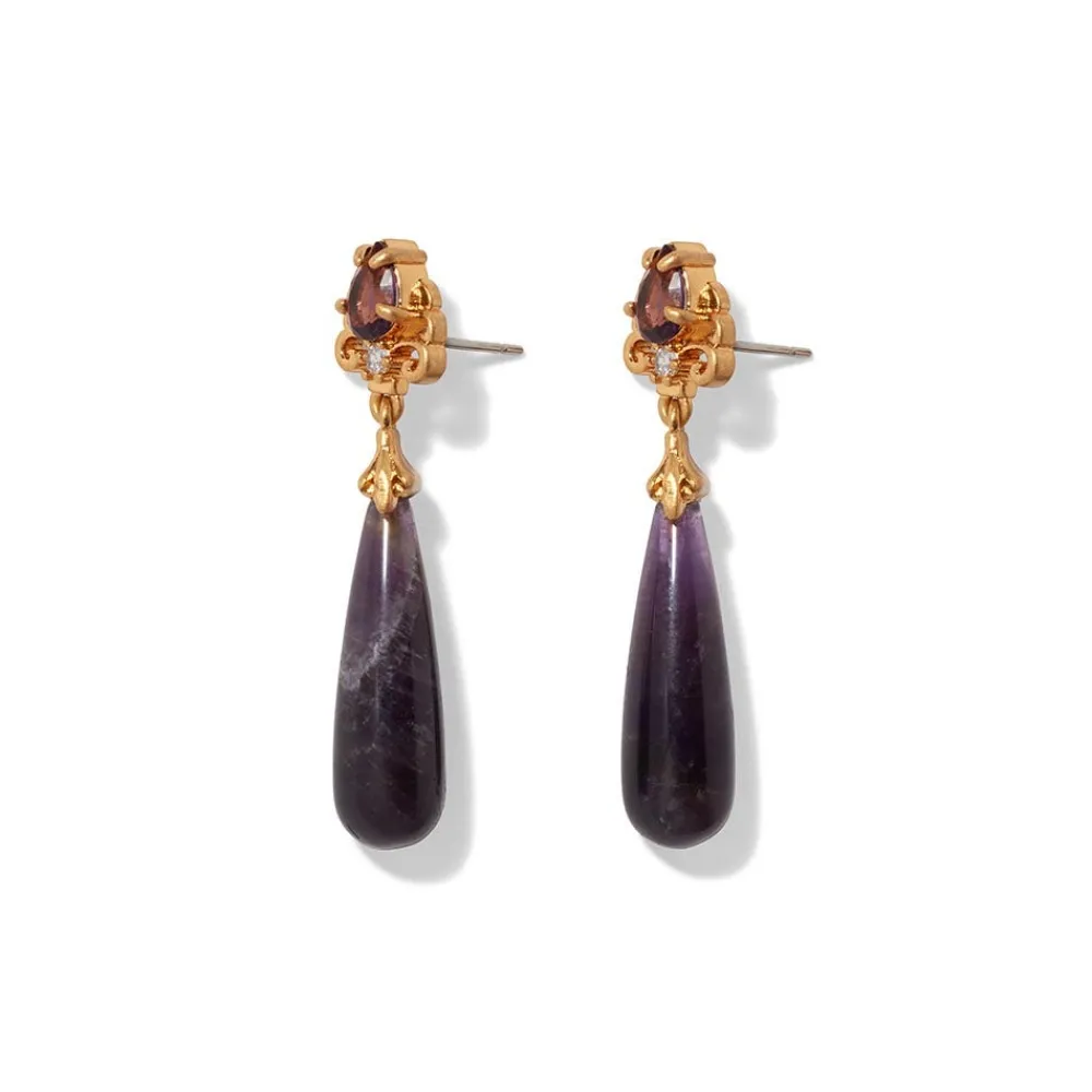 turkish_amethyst_drop_earrings_2.webp Turkish Amethyst Drop Earrings*The Met Store Best