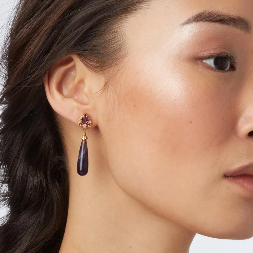 turkish_amethyst_drop_earrings_3.webp Turkish Amethyst Drop Earrings*The Met Store Best