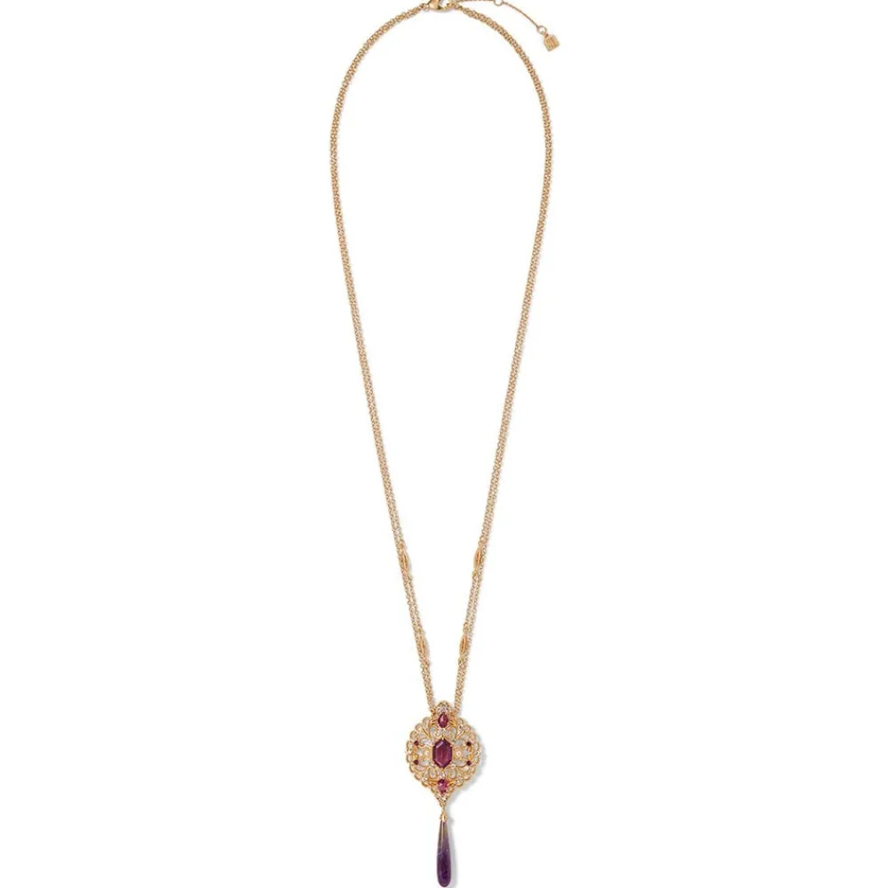 turkish_amethyst_long_pendant_necklace_2.webp Turkish Amethyst Long Pendant Necklace*The Met Store Cheap