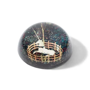 Unicorn in a Garden Paperweight*The Met Store New
