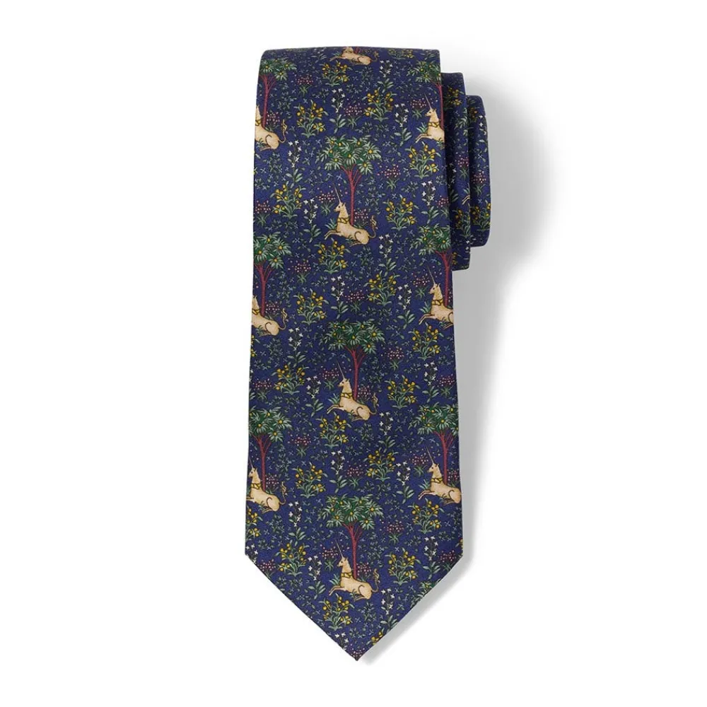 unicorn_in_a_garden_silk_necktie_3.webp Unicorn in a Garden Silk Necktie*The Met Store Fashion