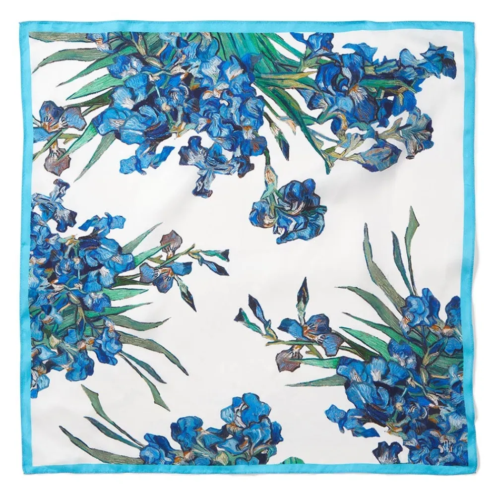 van_gogh_iris_motif_silk_neckerchief_0.webp Van Gogh Iris Motif Silk Neckerchief*The Met Store Clearance