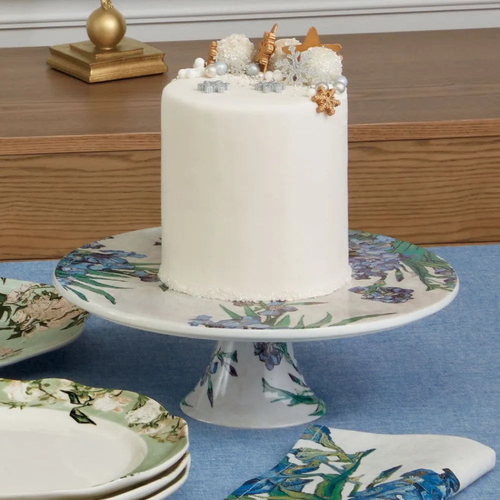 van_gogh_irises_cake_stand_1.webp Van Gogh Irises Cake Stand*The Met Store Discount