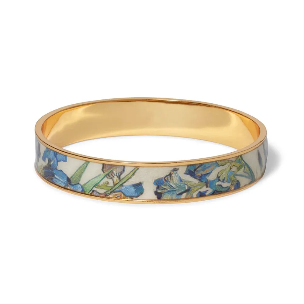 van_gogh_irises_enamel_bangle_0.webp Van Gogh Irises Enamel Bangle*The Met Store Online