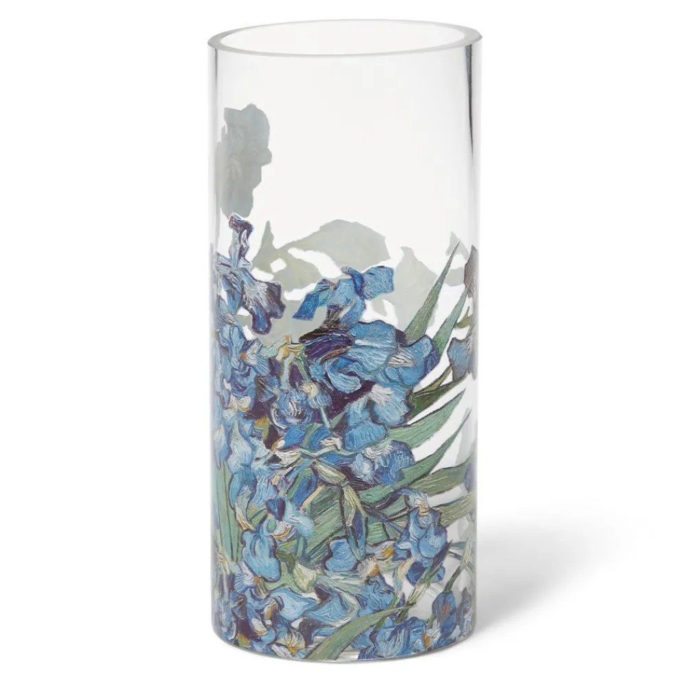 van_gogh_irises_glass_vase_1.webp Van Gogh Irises Glass Vase*The Met Store Outlet