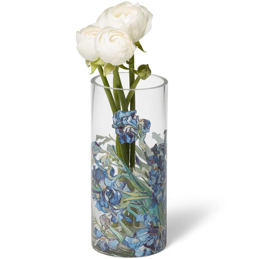 van_gogh_irises_glass_vase_3.webp Van Gogh Irises Glass Vase*The Met Store Outlet