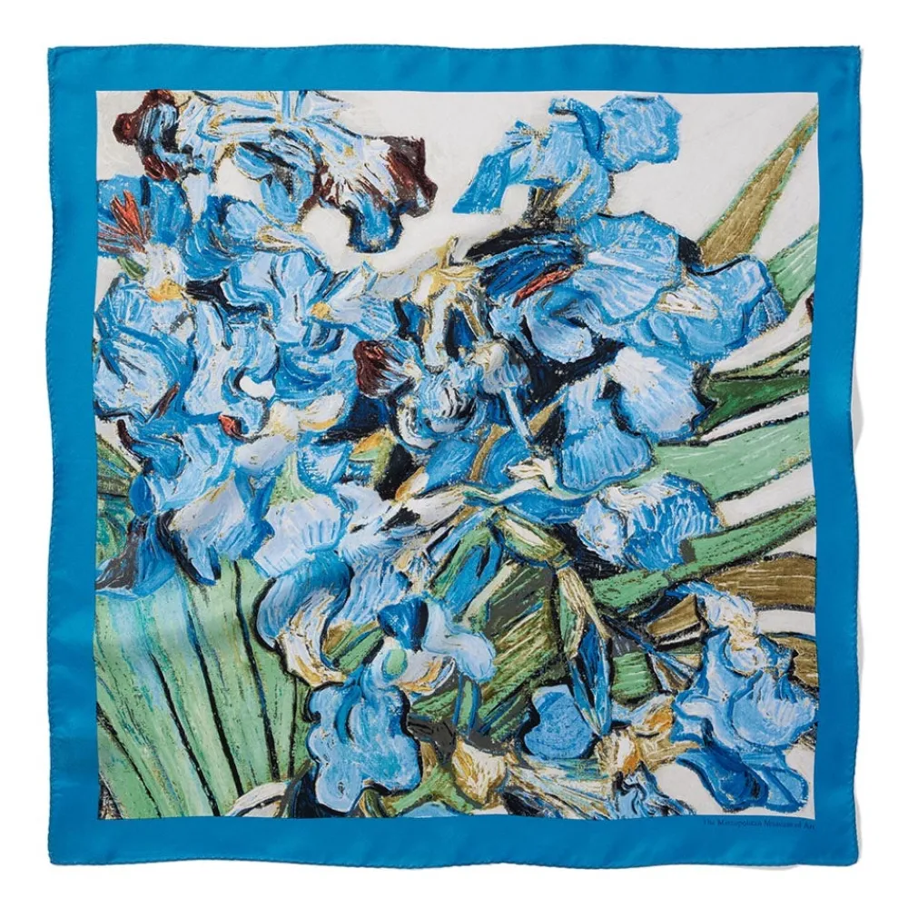 van_gogh_irises_neckerchief_0.webp Van Gogh Irises Neckerchief*The Met Store Best Sale
