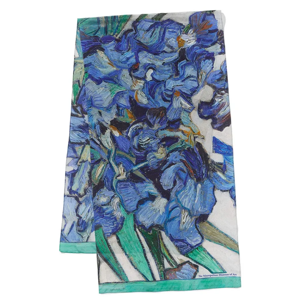 van_gogh_irises_oblong_silk_scarf_1.webp Van Gogh Irises Oblong Silk Scarf*The Met Store Store