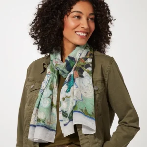 Van Gogh Roses Oblong Silk Scarf*The Met Store Fashion