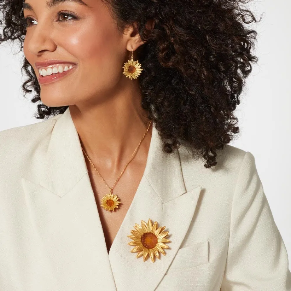 van_gogh_sunflower_pendant_necklace_3.webp Van Gogh Sunflower Pendant Necklace*The Met Store Cheap