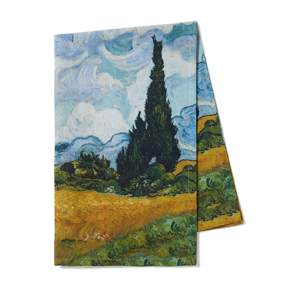 van_gogh_wheat_field_with_cypresses_tea_towel_1.webp Van Gogh Wheat Field with Cypresses Tea Towel*The Met Store Outlet