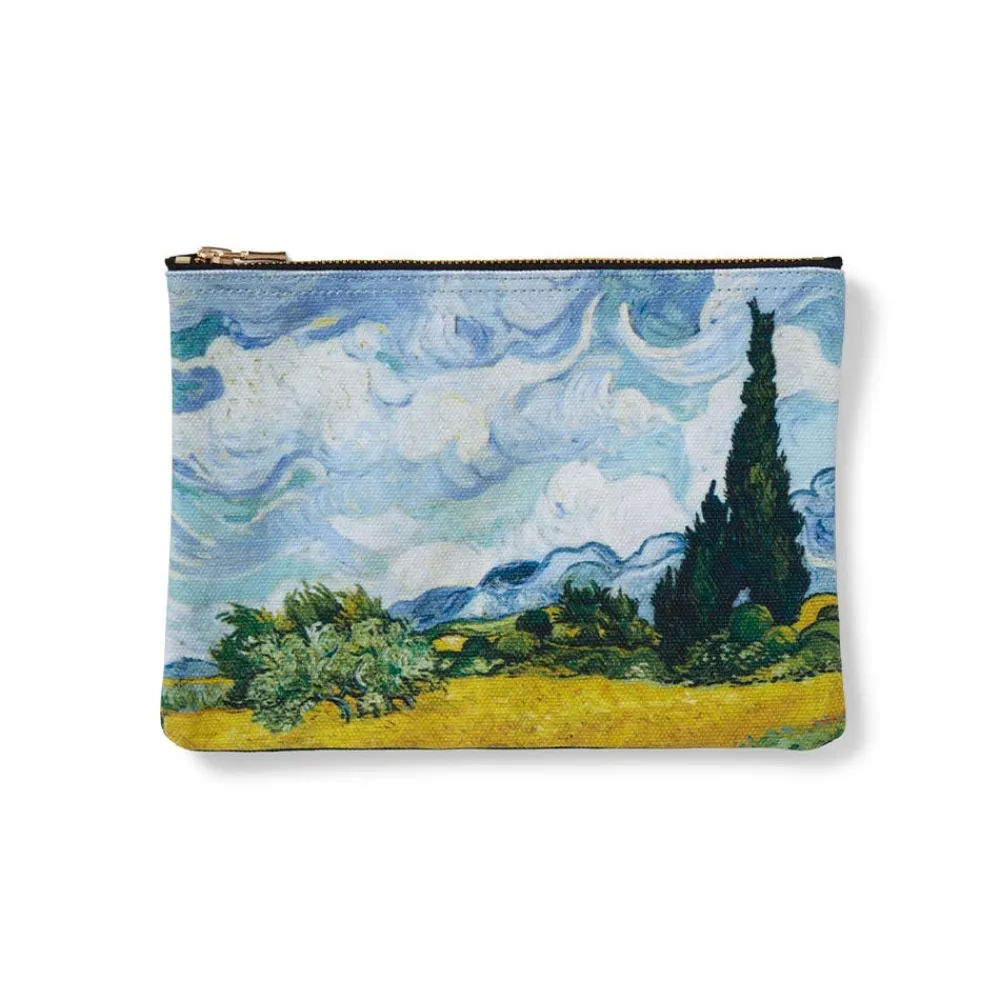 van_gogh_wheat_field_with_cypresses_zip_pouch_0.webp Van Gogh Wheat Field with Cypresses Zip Pouch*The Met Store Cheap