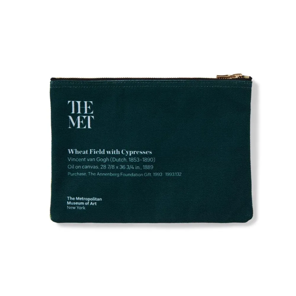 van_gogh_wheat_field_with_cypresses_zip_pouch_1.webp Van Gogh Wheat Field with Cypresses Zip Pouch*The Met Store Cheap