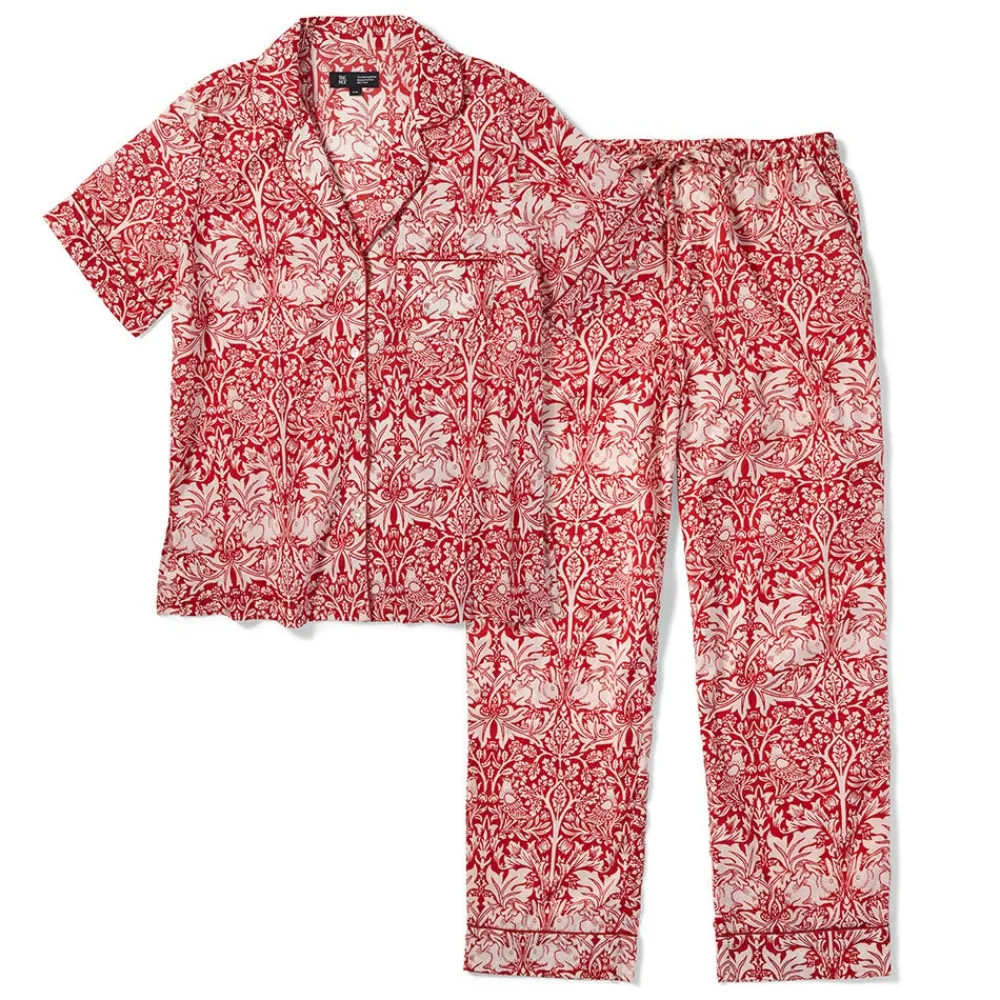 william_morris_brother_rabbit_womens_cotton_pajamas_0.webp William Morris Brother Rabbit Women's Cotton Pajamas*The Met Store Discount