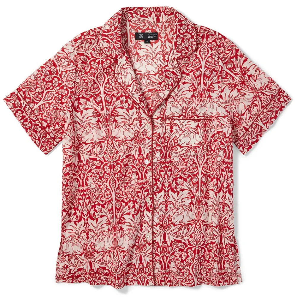 william_morris_brother_rabbit_womens_cotton_pajamas_2.webp William Morris Brother Rabbit Women's Cotton Pajamas*The Met Store Discount