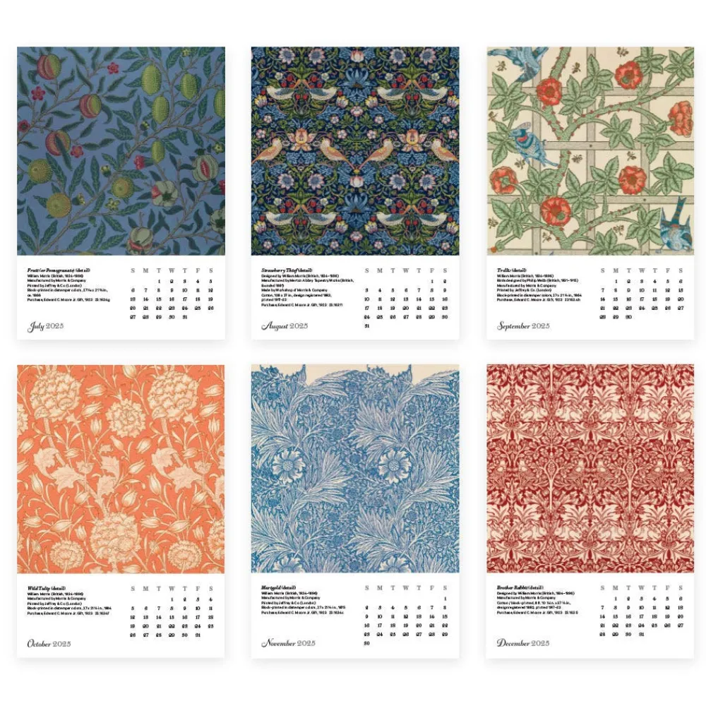 william_morris_plexiglass_calendar_refill__2.webp William Morris Plexiglass Calendar Refill 2025*The Met Store Shop