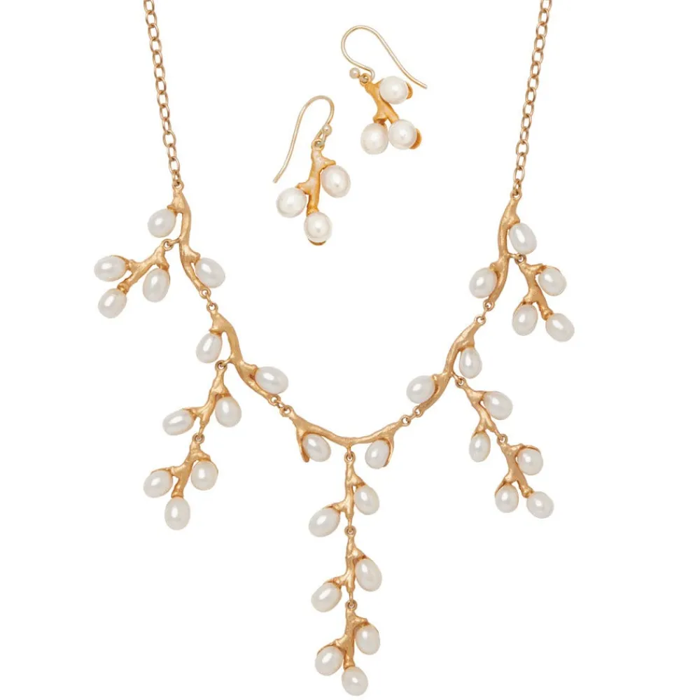 willow_catkins_pearl_bib_necklace_and_drop_earrings_set_0.webp Willow Catkins Pearl Bib Necklace and Drop Earrings Set*The Met Store Cheap